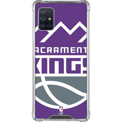 NBA Sacramento Kings Large Logo Galaxy A51 5G Clear Case