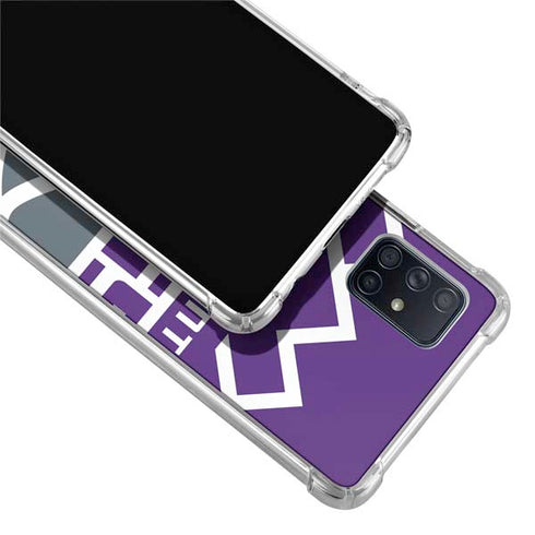 NBA Sacramento Kings Large Logo Galaxy A51 5G Clear Case