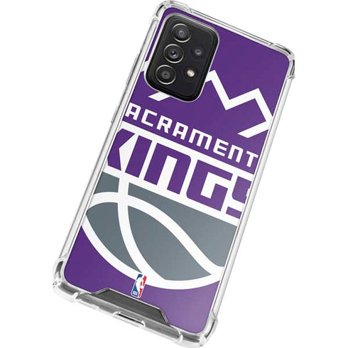NBA Sacramento Kings Large Logo Galaxy A52 5G Clear Case