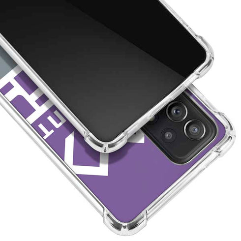 NBA Sacramento Kings Large Logo Galaxy A52 5G Clear Case