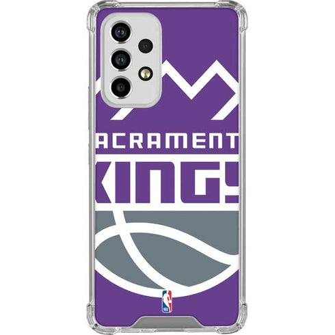 NBA Sacramento Kings Large Logo Galaxy A53 5G Clear Case
