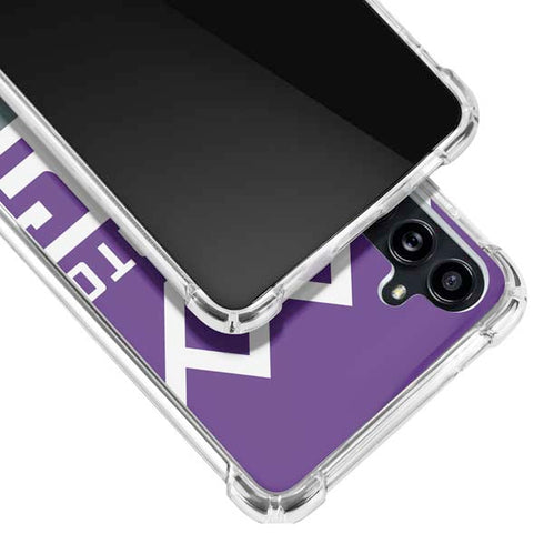 NBA Sacramento Kings Large Logo Galaxy A54 5G Clear Case