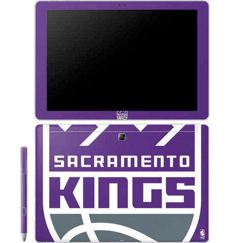 NBA Sacramento Kings Large Logo Galaxy Book 12in Skin