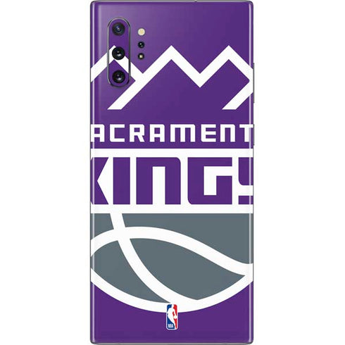 NBA Sacramento Kings Large Logo Galaxy Note 10 Plus Skin