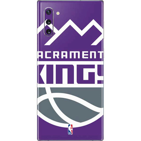NBA Sacramento Kings Large Logo Galaxy Note 10 Skin