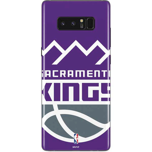 NBA Sacramento Kings Large Logo Galaxy Note 8 Skin