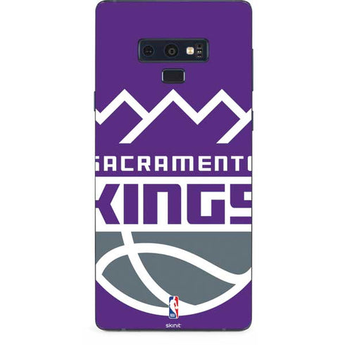 NBA Sacramento Kings Large Logo Galaxy Note 9 Skin