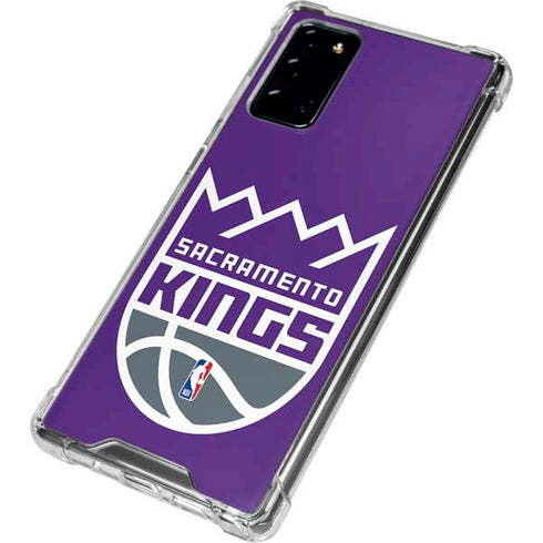 NBA Sacramento Kings Large Logo Galaxy Note20 5G Clear Case