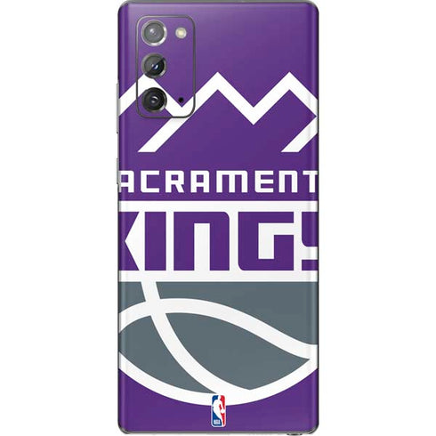 NBA Sacramento Kings Large Logo Galaxy Note20 5G Skin