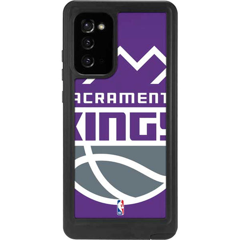 NBA Sacramento Kings Large Logo Galaxy Note20 5G Waterproof Case