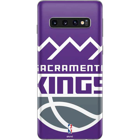 NBA Sacramento Kings Large Logo Galaxy S10 Skin