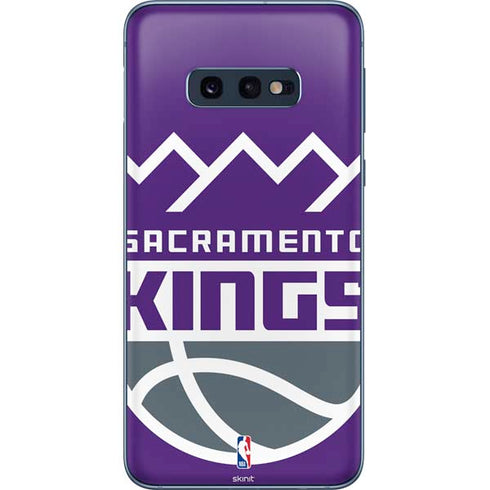 NBA Sacramento Kings Large Logo Galaxy S10e Skin
