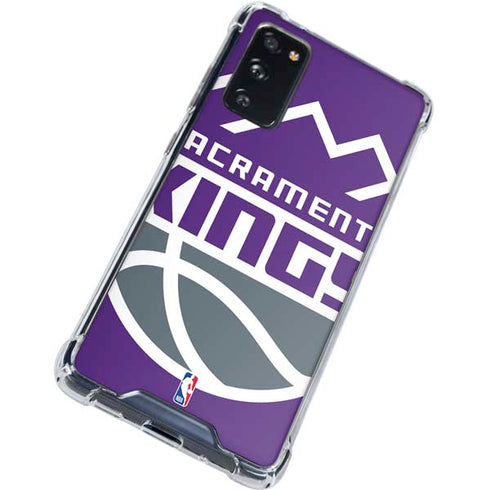 NBA Sacramento Kings Large Logo Galaxy S20 FE Clear Case