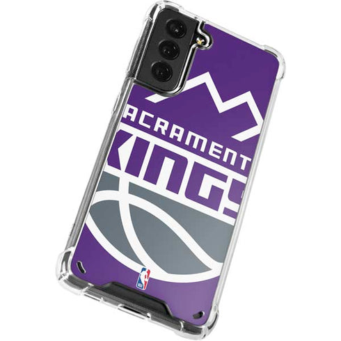 NBA Sacramento Kings Large Logo Galaxy S21 Plus 5G Clear Case