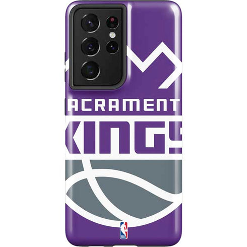 NBA Sacramento Kings Large Logo Galaxy S21 Ultra 5G Pro Case