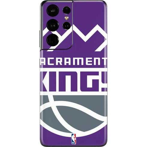 NBA Sacramento Kings Large Logo Galaxy S21 Ultra 5G Skin