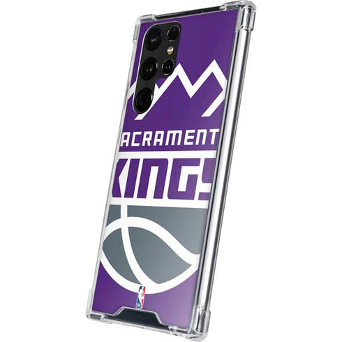 NBA Sacramento Kings Large Logo Galaxy S22 Ultra Clear Case