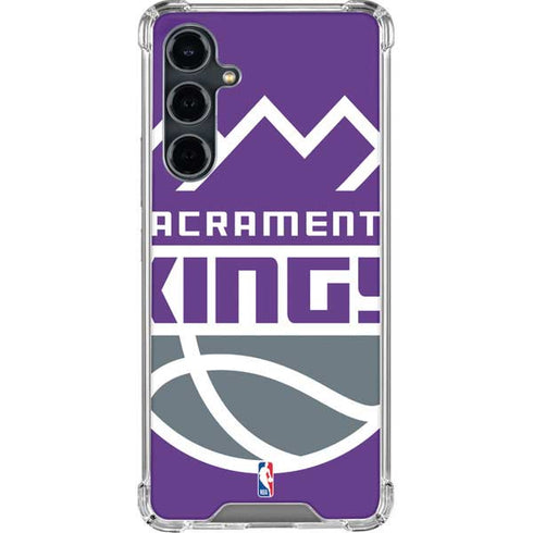 NBA Sacramento Kings Large Logo Galaxy S23 FE Clear Case
