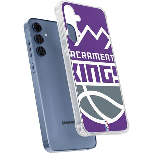 NBA Sacramento Kings Large Logo Galaxy S24 Clear Case