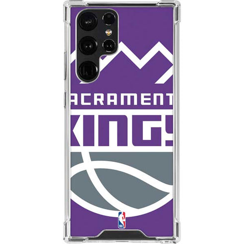 NBA Sacramento Kings Large Logo Galaxy S24 Ultra Clear Case
