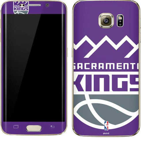 NBA Sacramento Kings Large Logo Galaxy S7 Edge Skin