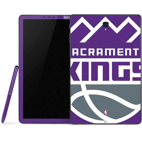 NBA Sacramento Kings Large Logo Samsung Galaxy Tab Skin