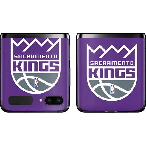 NBA Sacramento Kings Large Logo Galaxy Z Flip Skin