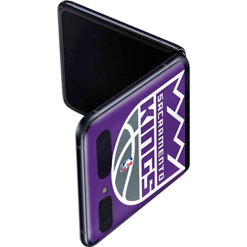 NBA Sacramento Kings Large Logo Galaxy Z Flip Skin
