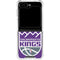 NBA Sacramento Kings Large Logo Galaxy Z Flip5 5G Clear Case