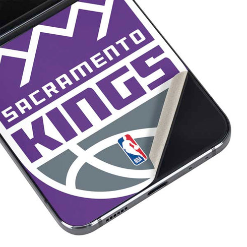 NBA Sacramento Kings Large Logo Galaxy Z Flip5 5G Skin