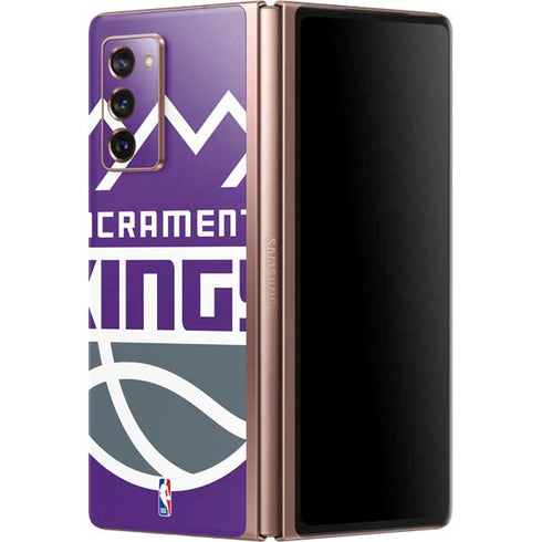 NBA Sacramento Kings Large Logo Galaxy Z Fold2 5G Skin