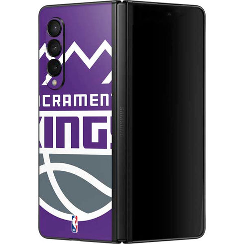 NBA Sacramento Kings Large Logo Galaxy Z Fold3 5G Skin