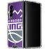 NBA Sacramento Kings Large Logo Galaxy Z Fold4 5G Clear Case