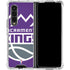NBA Sacramento Kings Large Logo Galaxy Z Fold4 5G Clear Case