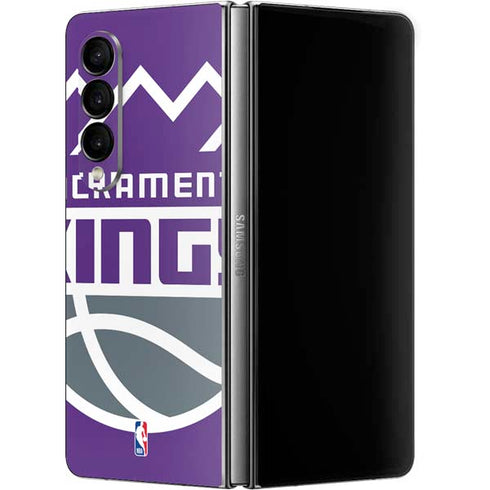 NBA Sacramento Kings Large Logo Galaxy Z Fold4 5G Skin