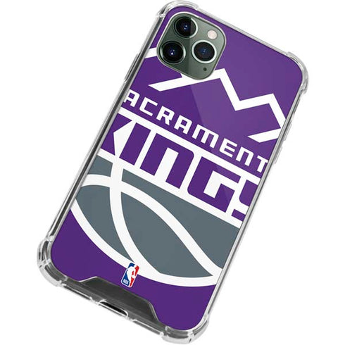 NBA Sacramento Kings Large Logo iPhone 11 Pro Max Clear Case