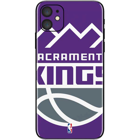 NBA Sacramento Kings Large Logo iPhone 11 Skin