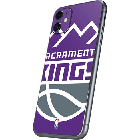 NBA Sacramento Kings Large Logo iPhone 11 Skin