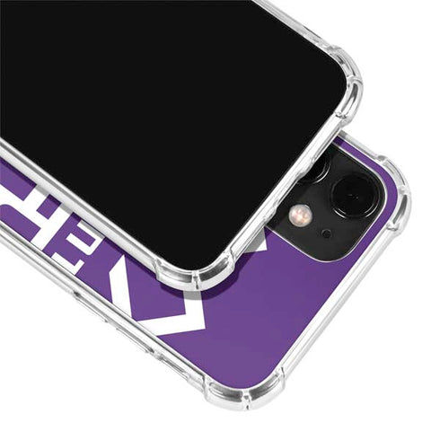 NBA Sacramento Kings Large Logo iPhone 12 Clear Case