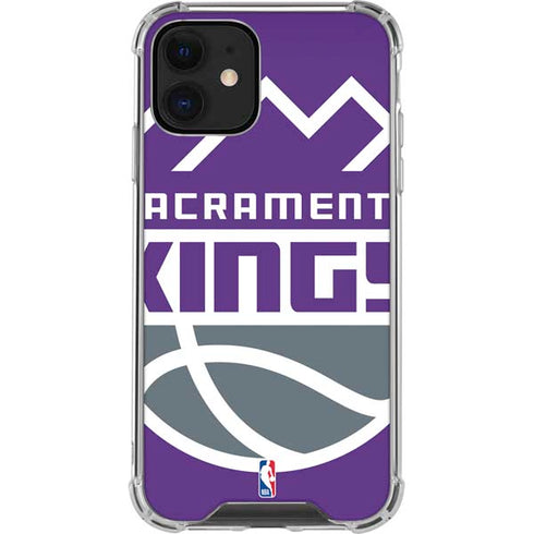 NBA Sacramento Kings Large Logo iPhone 12 Mini Clear Case