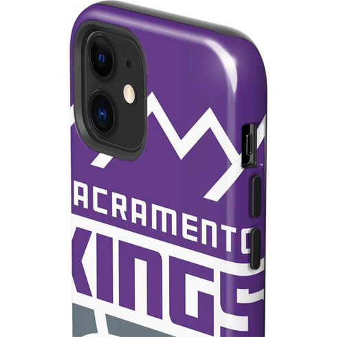 NBA Sacramento Kings Large Logo iPhone 12 Mini Impact Case