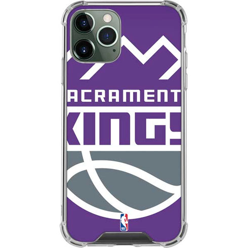 NBA Sacramento Kings Large Logo iPhone 12 Pro Clear Case