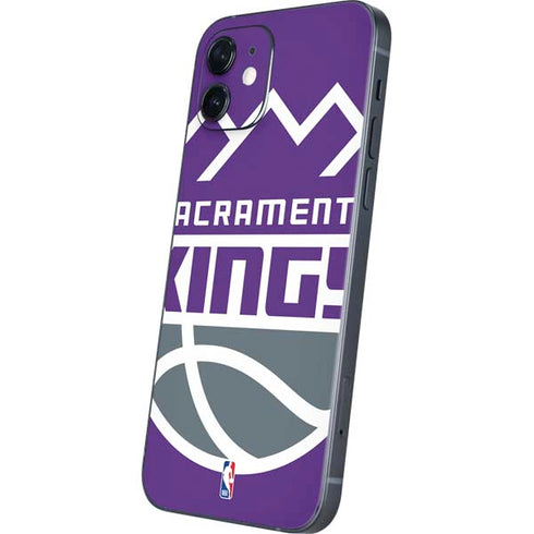NBA Sacramento Kings Large Logo iPhone 12 Skin