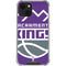 NBA Sacramento Kings Large Logo iPhone 13 Mini Clear Case