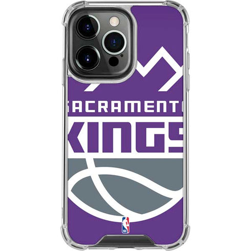 NBA Sacramento Kings Large Logo iPhone 13 Pro Clear Case