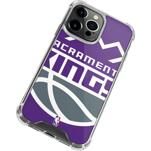 NBA Sacramento Kings Large Logo iPhone 13 Pro Max Clear Case