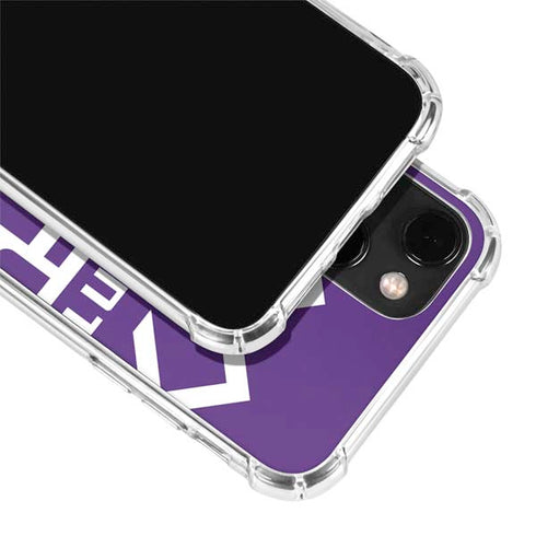 NBA Sacramento Kings Large Logo iPhone 14 Clear Case