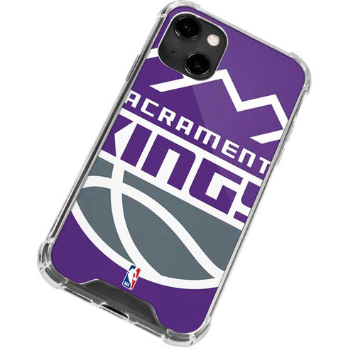NBA Sacramento Kings Large Logo iPhone 14 Clear Case
