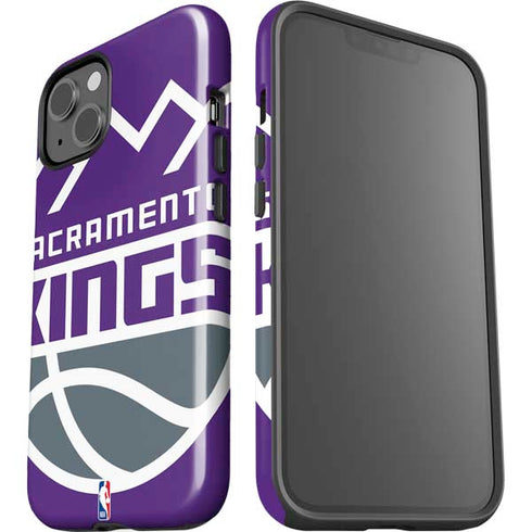 NBA Sacramento Kings Large Logo iPhone 14 Plus Impact Case