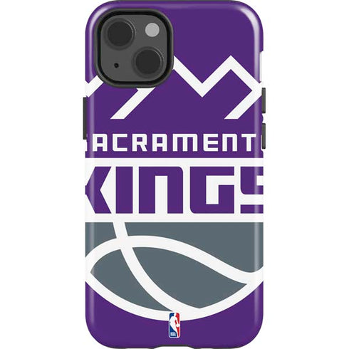 NBA Sacramento Kings Large Logo iPhone 15 Impact Case